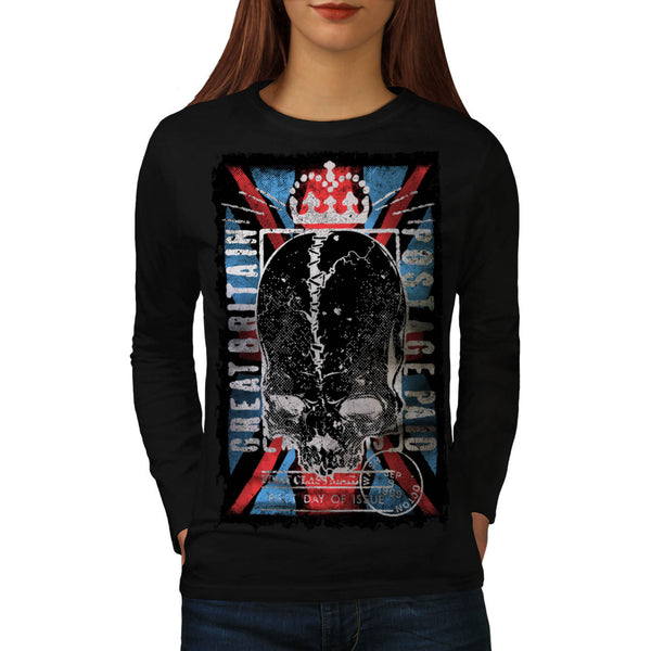 UK Mail Stamp Postage Womens Long Sleeve T-Shirt