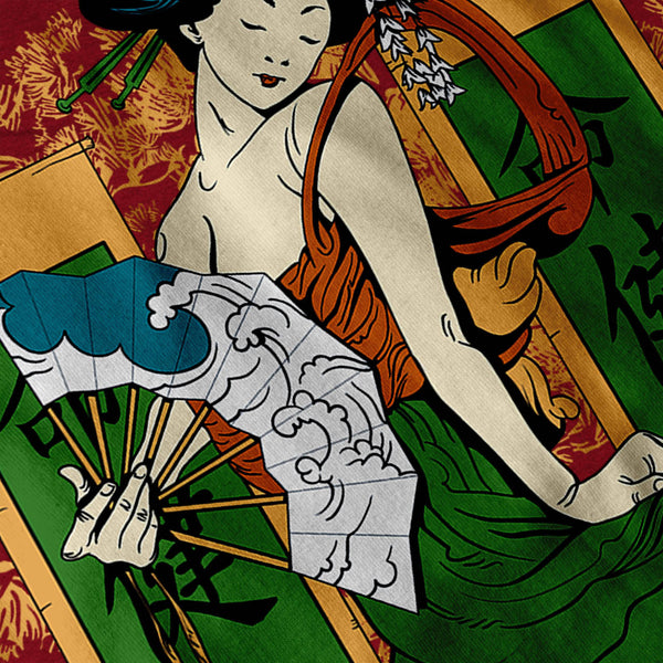 Geisha Lady Japan Mens T-Shirt