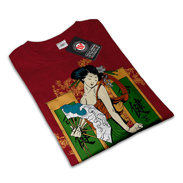 Geisha Lady Japan Mens T-Shirt