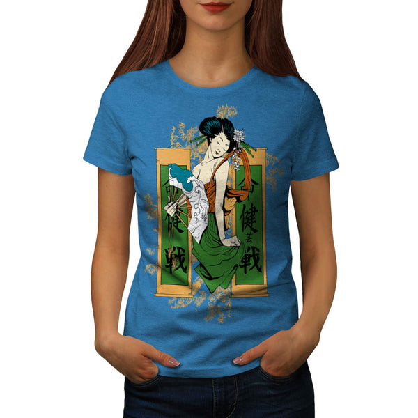 Geisha Lady Japan Womens T-Shirt
