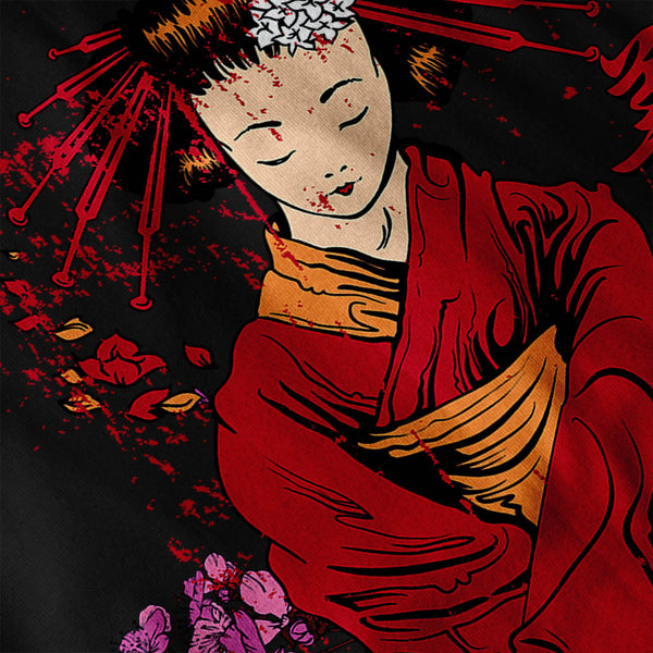 Classic Geisha Doll Mens Long Sleeve T-Shirt