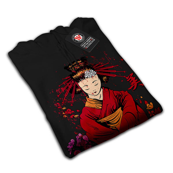 Classic Geisha Doll Mens Hoodie