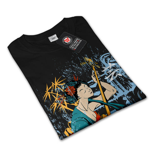 Geisha Music Doll Mens Long Sleeve T-Shirt