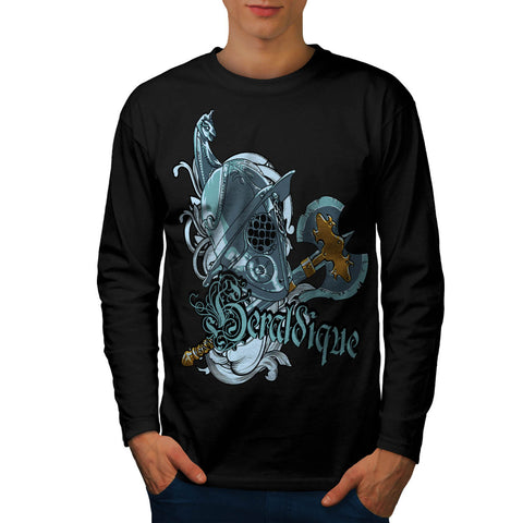 Knight In Armour Mens Long Sleeve T-Shirt