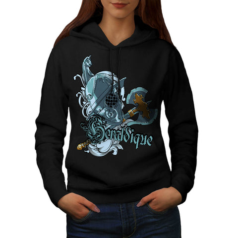 Knight In Armour Womens Hoodie