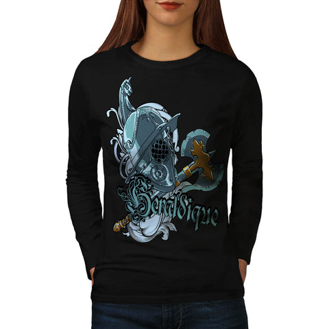 Knight In Armour Womens Long Sleeve T-Shirt