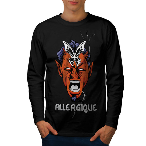 Allergique Devil Mens Long Sleeve T-Shirt