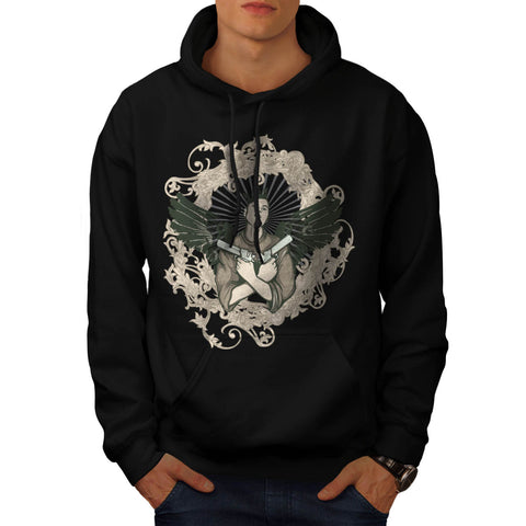 Evil Angel Gangster Mens Hoodie