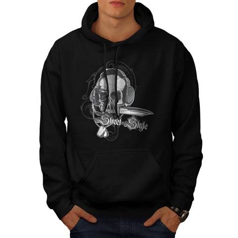 Skull Street Style Mens Hoodie