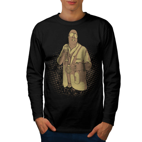 Gangster Rapper Life Mens Long Sleeve T-Shirt