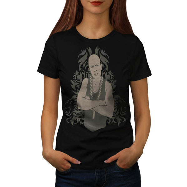 Gangster Rapper Thug Womens T-Shirt