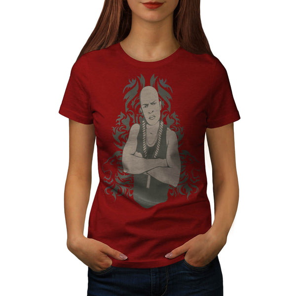 Gangster Rapper Thug Womens T-Shirt