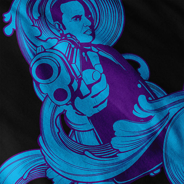 Gun Point Gangster Mens Long Sleeve T-Shirt