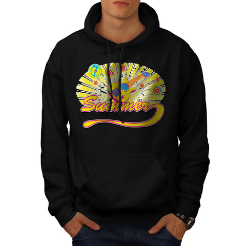 Summer Beats Vibe Mens Hoodie