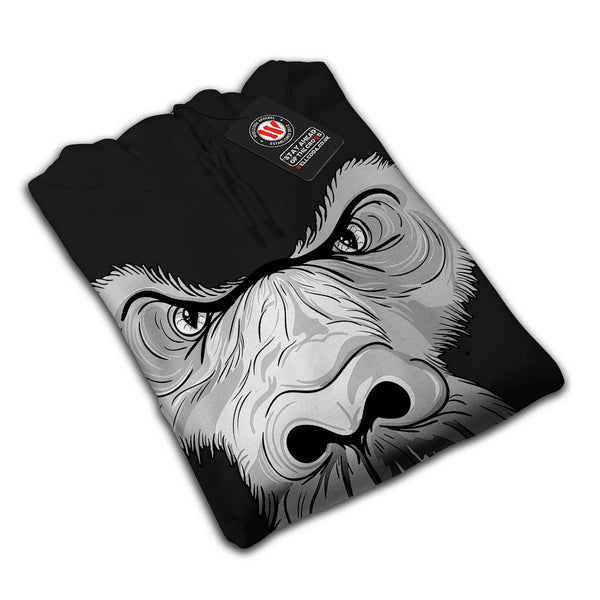 Evil Monkey Ape Face Mens Hoodie