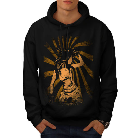 Dancing Girl Party Mens Hoodie