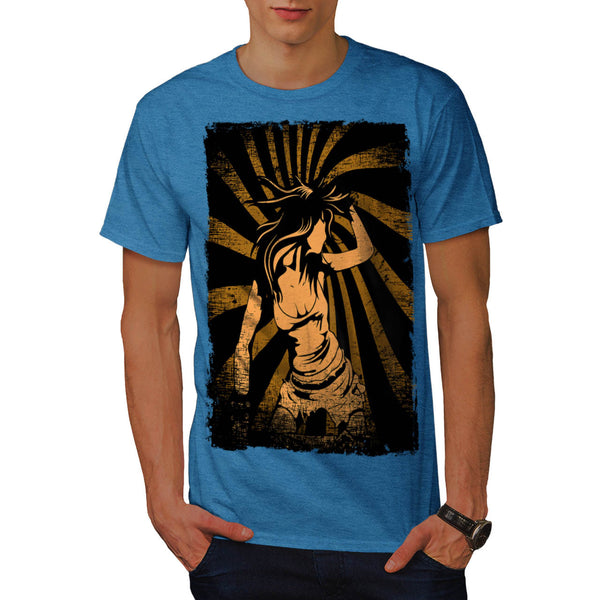 Dancing Girl Party Mens T-Shirt
