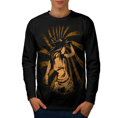 Dancing Girl Party Mens Long Sleeve T-Shirt