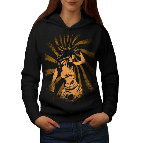 Dancing Girl Party Womens Hoodie
