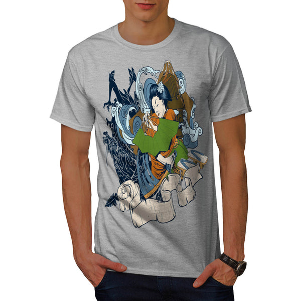 Geisha Japan Lady Mens T-Shirt