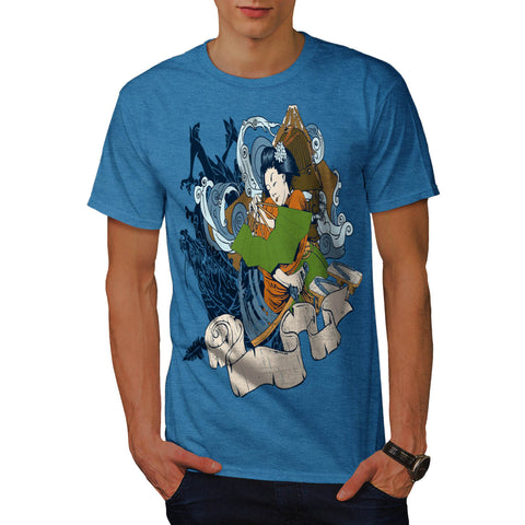 Geisha Japan Lady Mens T-Shirt