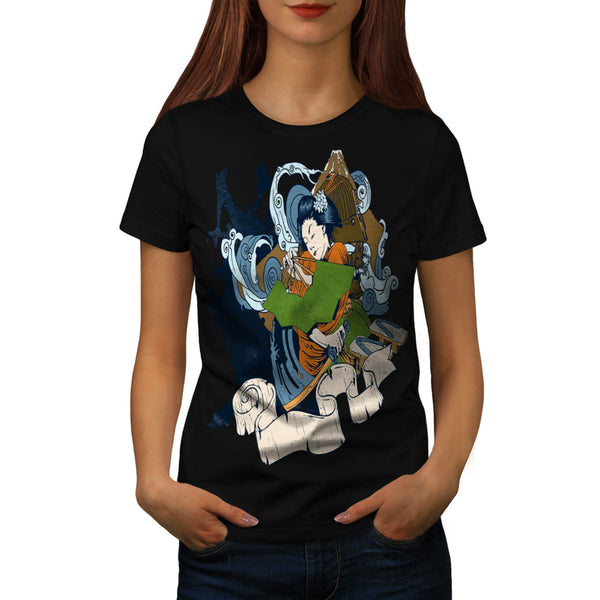 Geisha Japan Lady Womens T-Shirt