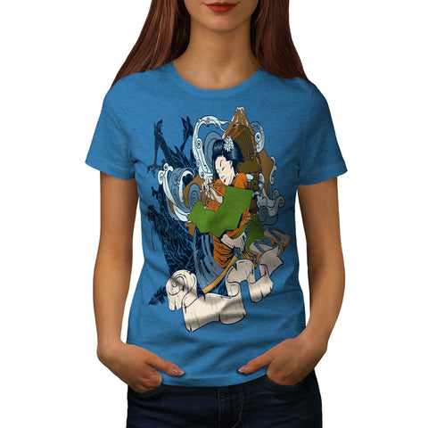 Geisha Japan Lady Womens T-Shirt