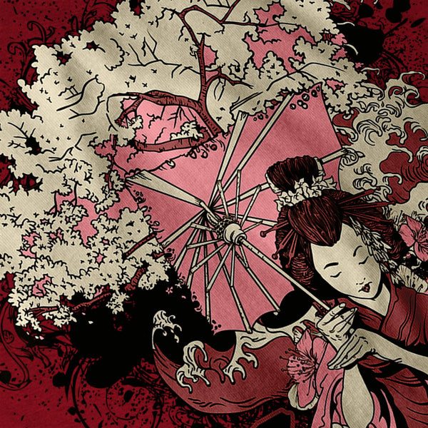 Geisha Japan Girl Womens T-Shirt