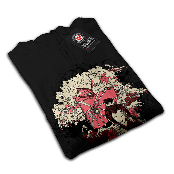 Geisha Japan Girl Mens Hoodie