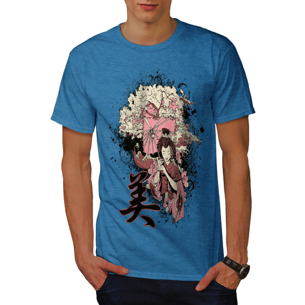 Geisha Japan Girl Mens T-Shirt