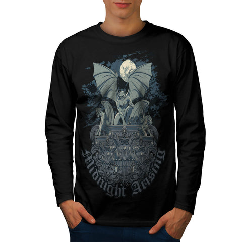 Midnight Arising Mens Long Sleeve T-Shirt