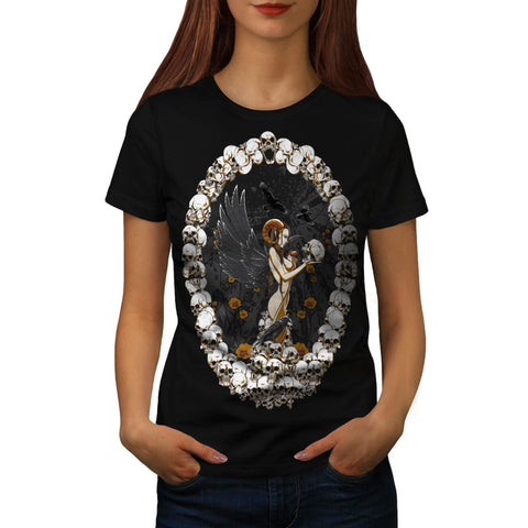 Angel Of Love Death Womens T-Shirt