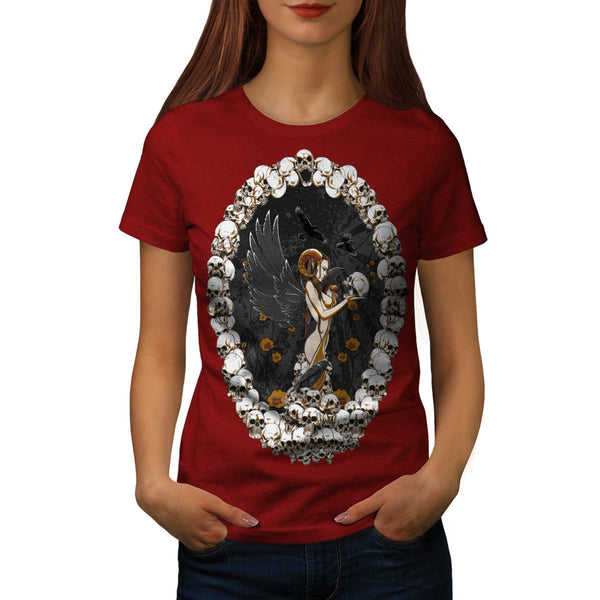 Angel Of Love Death Womens T-Shirt