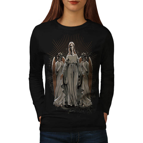 Angel Of Death Life Womens Long Sleeve T-Shirt