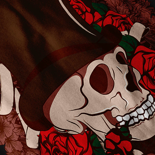 Ladies Man Skull Mens Hoodie