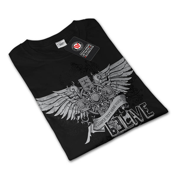 Belive Grave Stone Mens Long Sleeve T-Shirt