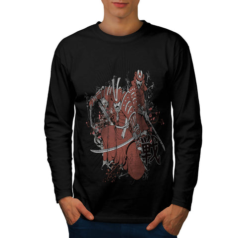 Samurai Epic Battle Mens Long Sleeve T-Shirt