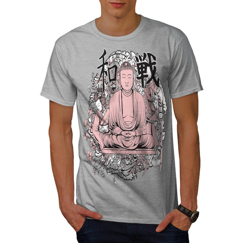 Buddha Asia Model Mens T-Shirt