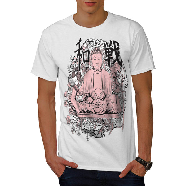 Buddha Asia Model Mens T-Shirt