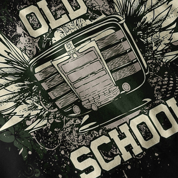 Old School Radio Mens Hoodie