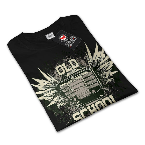 Old School Radio Mens Long Sleeve T-Shirt