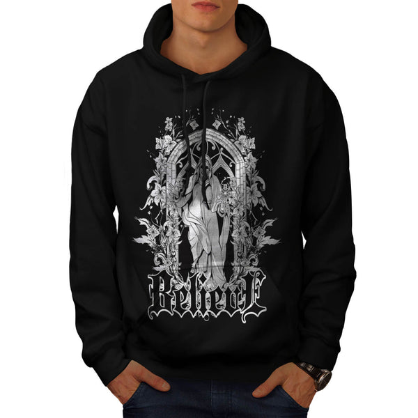 Belive Horror Throne Mens Hoodie