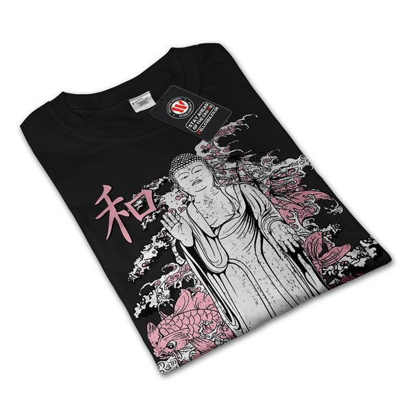 Asian Monk Design Mens Long Sleeve T-Shirt