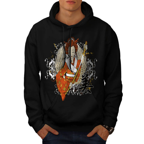 Evil Geisha Ninja Mens Hoodie