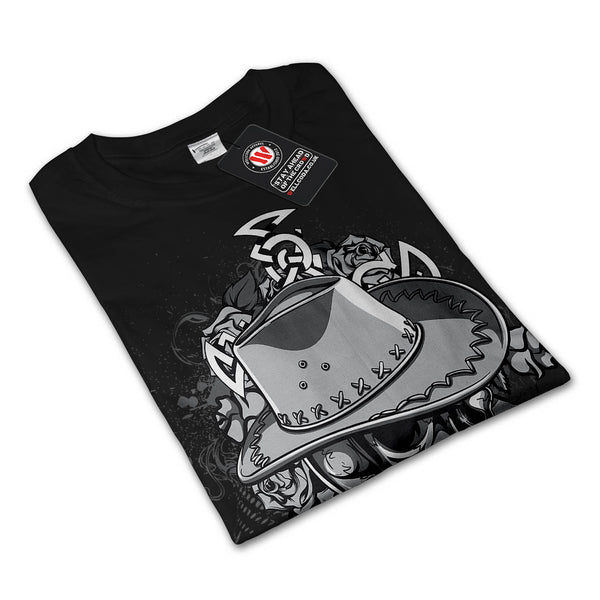 Final Requiem Skull Mens Long Sleeve T-Shirt