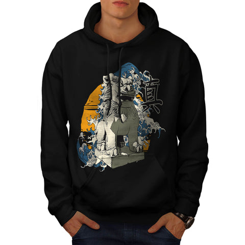 Traditional Statue Mens Hoodie