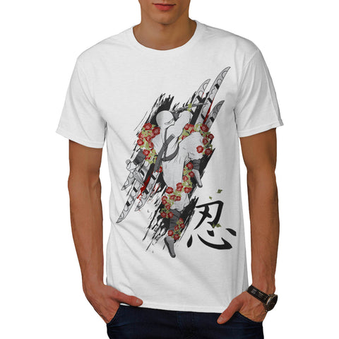 Ninja Weapon Attack Mens T-Shirt