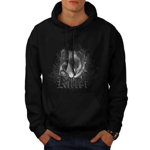 Killer Fighting Dog Mens Hoodie