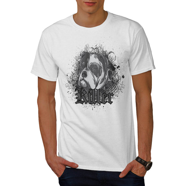 Killer Fighting Dog Mens T-Shirt