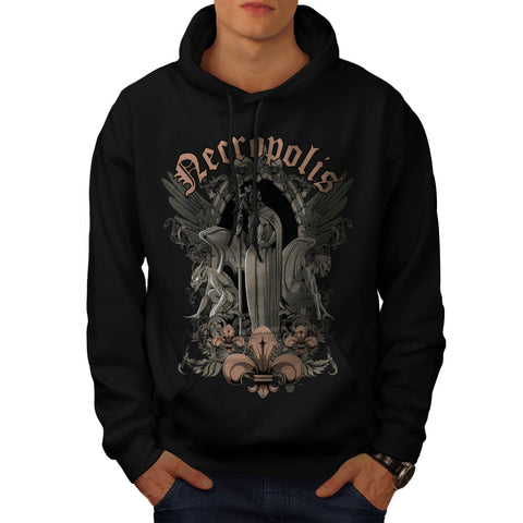 Necropolis Cemetery Mens Hoodie
